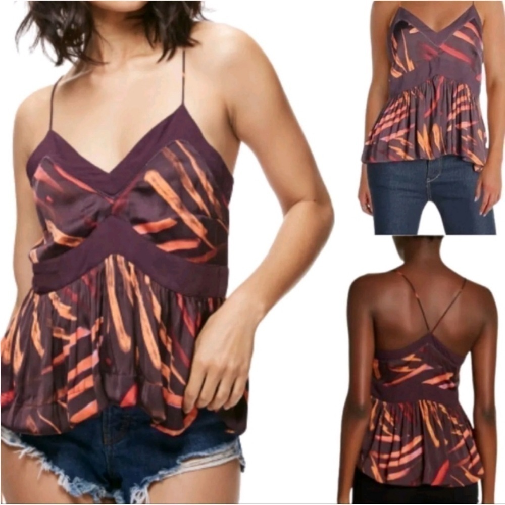 Free People Endless Fun Multicolor Racerback Cami Tank Top - Picture 7 of 7